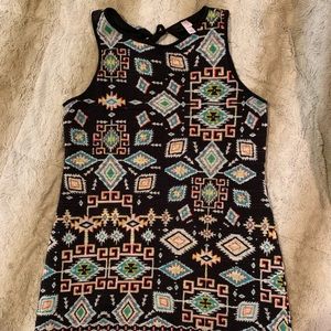 Gorgeous Southwestern Print Sheath Dress